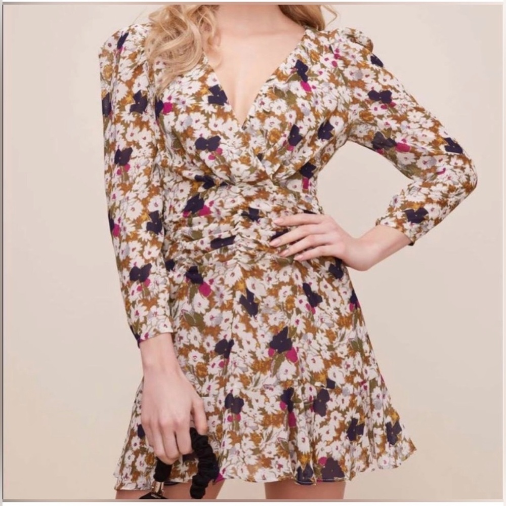 ASTR The Label ruched Mini dress- XL PTP 20 inch